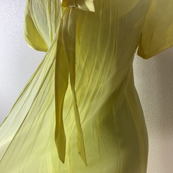 VTG HANDMADE ILGWU SILK WOMEN DRESS SIZE SM NEEDS PROFESSIONAL CLEANING - Picture 10 of 14